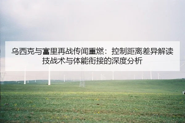 乌西克与富里再战传闻重燃：控制距离差异解读 技战术与体能衔接的深度分析